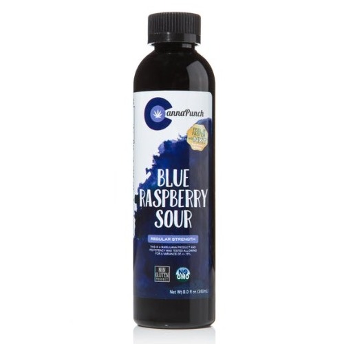 CannaPunch - 100mg Fruit Drink - Blue Razz